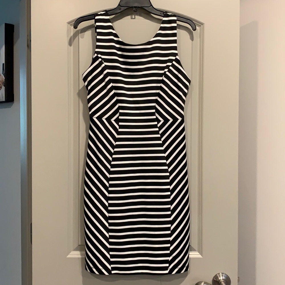 Black and white dress